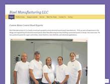 Tablet Screenshot of biselmanufacturing.com